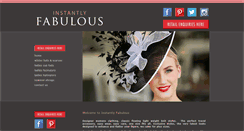 Desktop Screenshot of instantlyfabulous.com.au